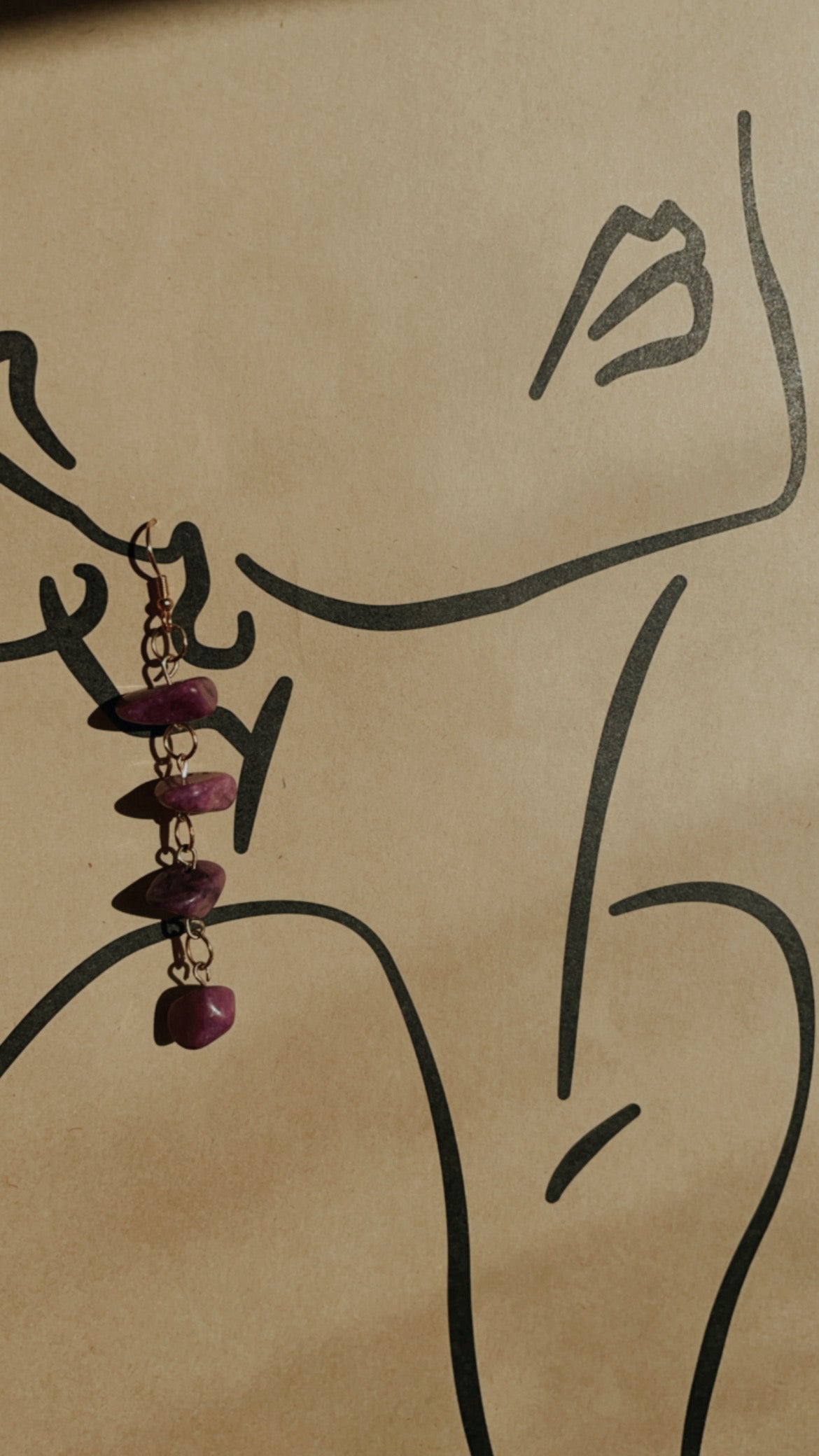 Violet Galaxy Earrings