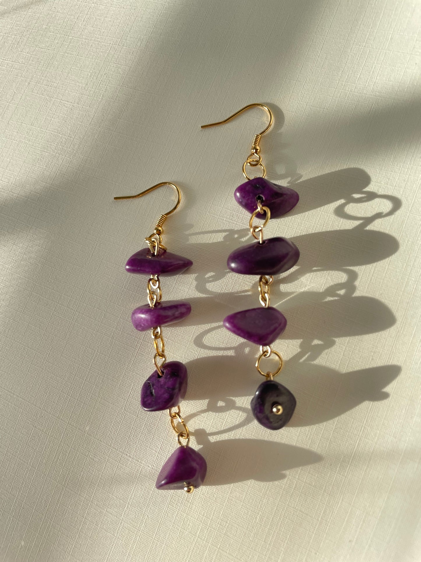 Violet Galaxy Earrings